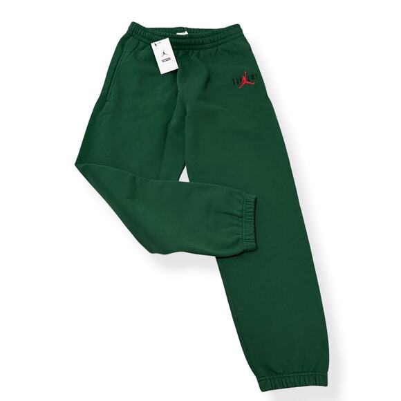 Supreme X Air Jordan Sweatpants Green HF0838-341 Men's Size XS New - Picture 1 of 8